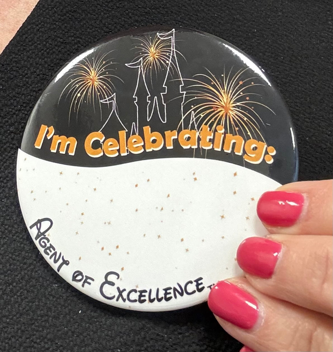 PACK OF 10: Celebration Buttons