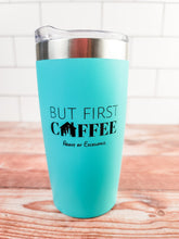 Load image into Gallery viewer, But First Coffee Two-Tone Himalayan Tumbler