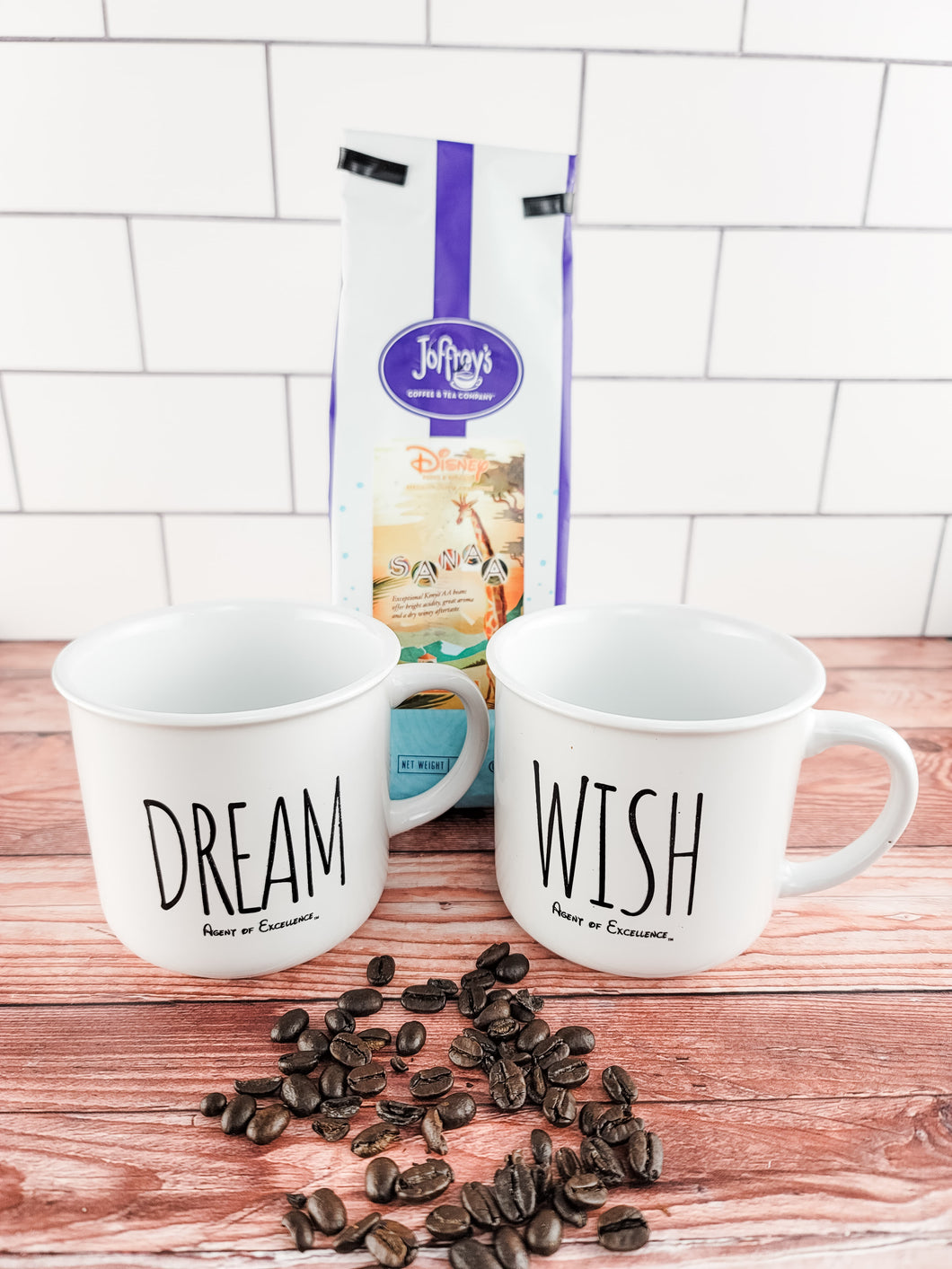 DREAM & WISH Coffee Mug Set